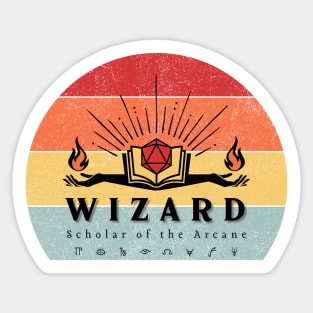 Wizard Sunset Sticker